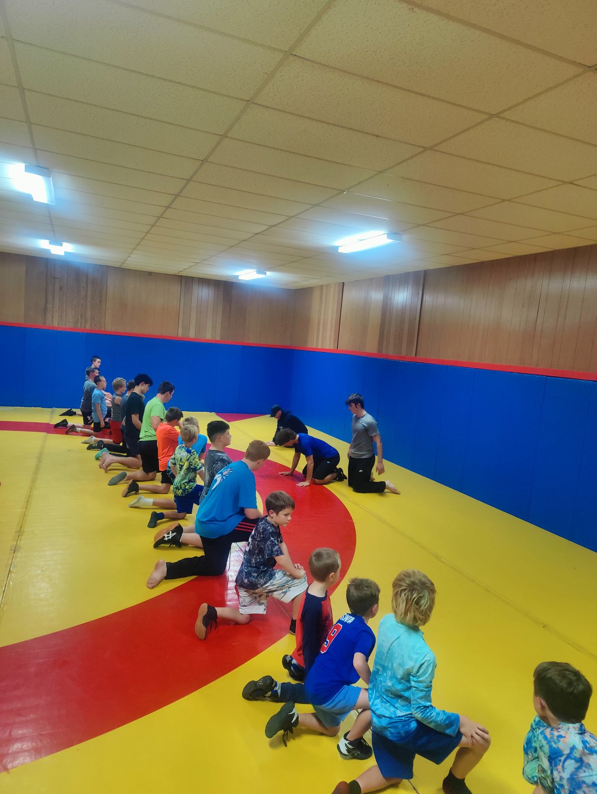 ACWA wrestler training session 259